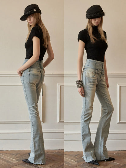 Mohair Beaded Embroidered Small Turtle-Neck Knitted Short-Sleeved Sweater【s0000015502】