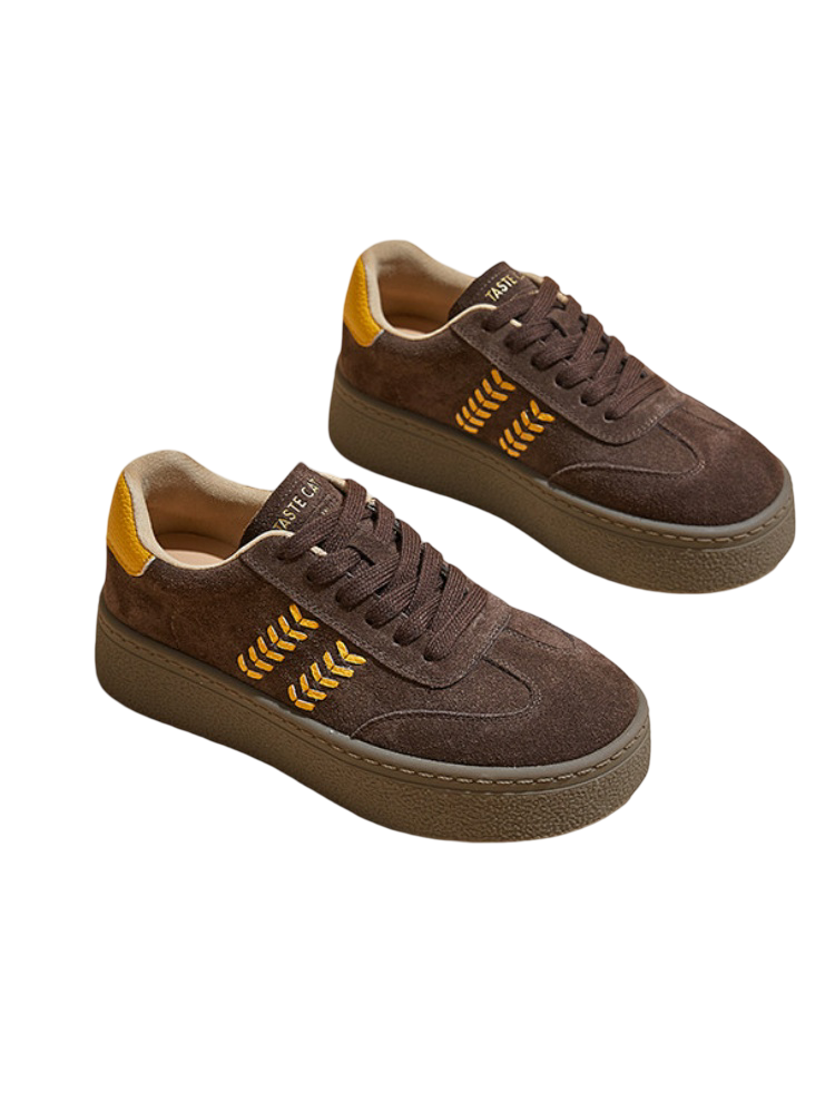 Leather Height Increase Platform Sports Shoes 【s0000015513】