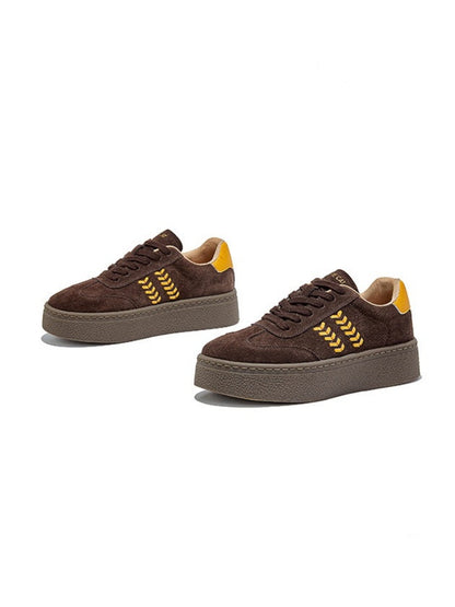Leather Height Increase Platform Sports Shoes 【s0000015513】