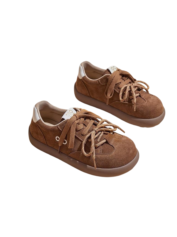 Leather Platform Training Hiking Forrest Gump Shoes【s0000015514】