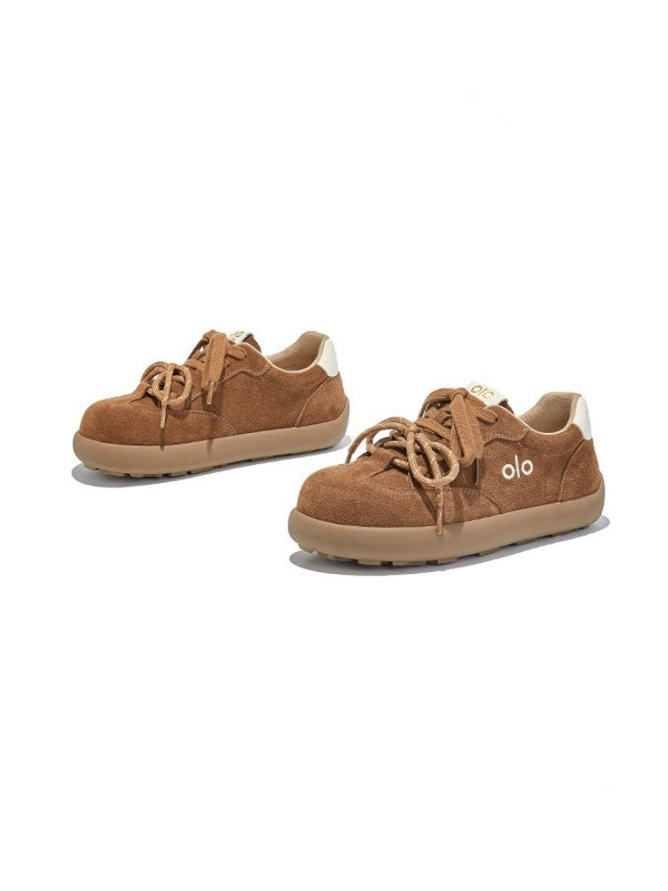 Leather Platform Training Hiking Forrest Gump Shoes【s0000015514】