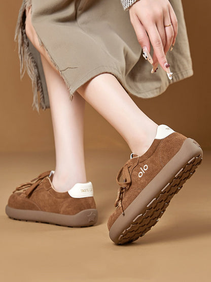 Leather Platform Training Hiking Forrest Gump Shoes【s0000015514】