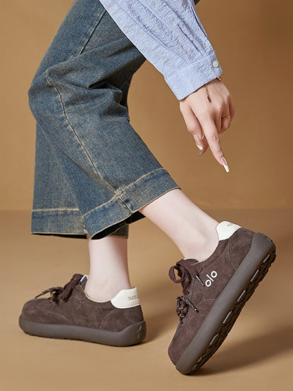 Leather Platform Training Hiking Forrest Gump Shoes【s0000015514】