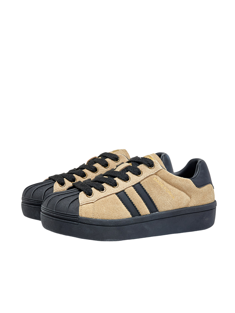 Vintage Leather Training Platform Shoes【s0000015517】