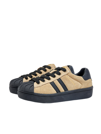 Vintage Leather Training Platform Shoes【s0000015517】