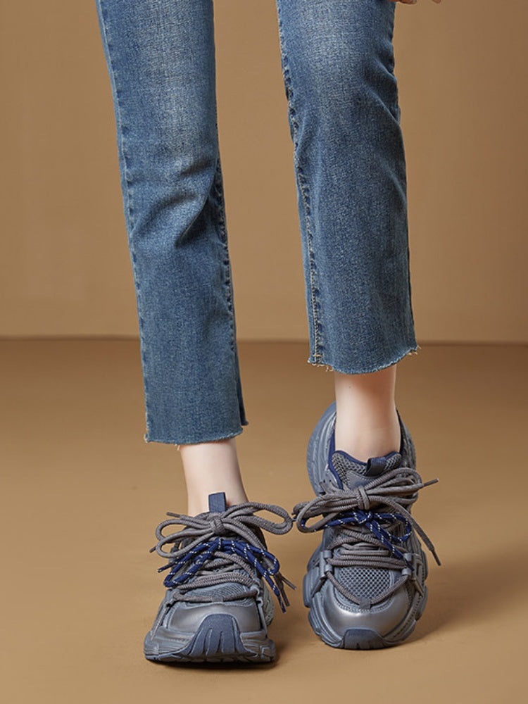 Daddy Thick-Soled Shorty Sneakers Commuter Shoes【s0000015518】
