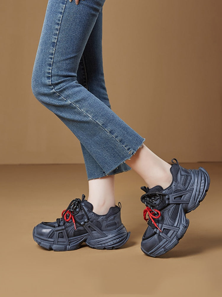 Daddy Thick-Soled Shorty Sneakers Commuter Shoes【s0000015518】