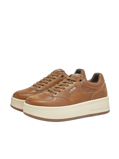 Platform Leather Lace-Up Shoes【s0000015519】