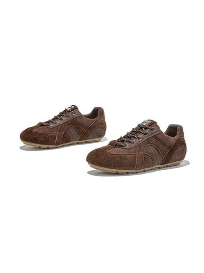 Cowhide Forrest Gump Flat Training Sports Shoes【s0000015520】