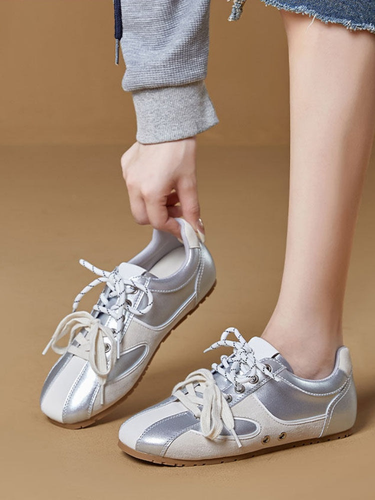 Ballet Contrast Casual Moral Training Shoes【s0000015521】