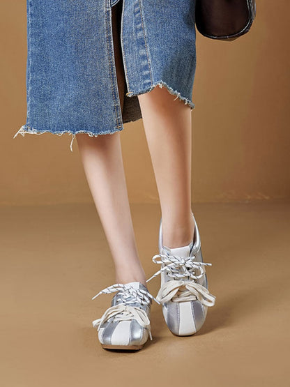 Ballet Contrast Casual Moral Training Shoes【s0000015521】
