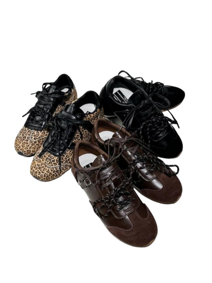 Double Lace Hiking Light Weight Forrest Gump Training Shoes【s0000015523】