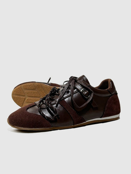 Double Lace Hiking Light Weight Forrest Gump Training Shoes【s0000015523】