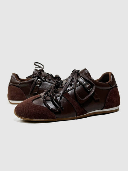 Double Lace Hiking Light Weight Forrest Gump Training Shoes【s0000015523】