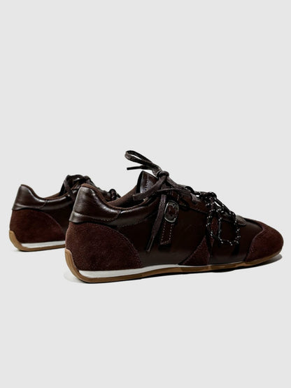 Double Lace Hiking Light Weight Forrest Gump Training Shoes【s0000015523】