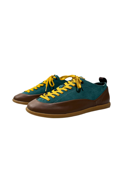 Outdoor Leisure Trendy Leather Soft Sole Lace-Up Training Shoes【s0000015524】