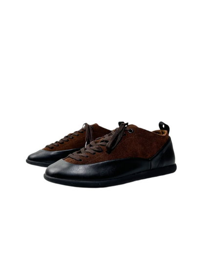 Outdoor Leisure Trendy Leather Soft Sole Lace-Up Training Shoes【s0000015524】