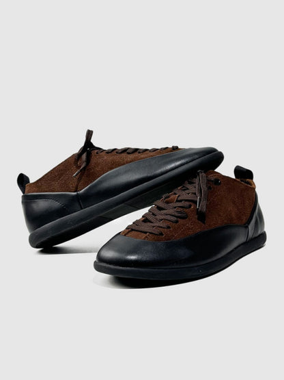 Outdoor Leisure Trendy Leather Soft Sole Lace-Up Training Shoes【s0000015524】