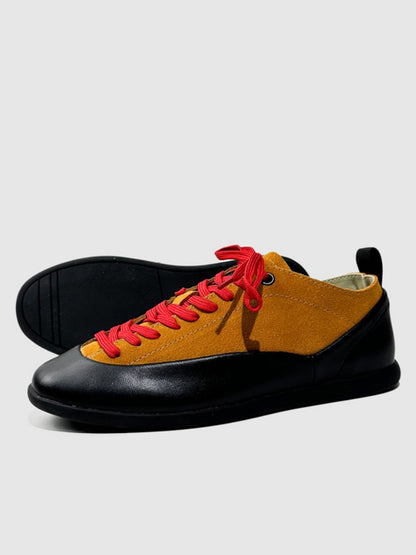 Outdoor Leisure Trendy Leather Soft Sole Lace-Up Training Shoes【s0000015524】
