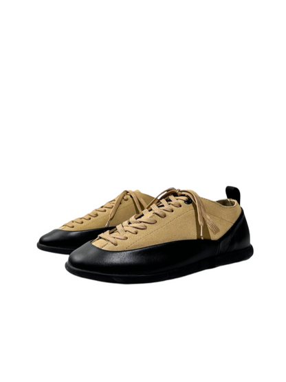 Outdoor Leisure Trendy Leather Soft Sole Lace-Up Training Shoes【s0000015524】