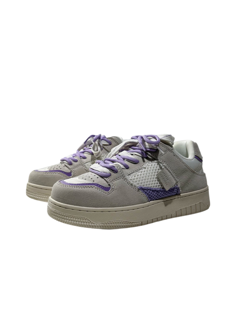 Contrast Casual Mesh Design Flat Shoes【s0000015525】