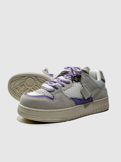 Contrast Casual Mesh Design Flat Shoes【s0000015525】
