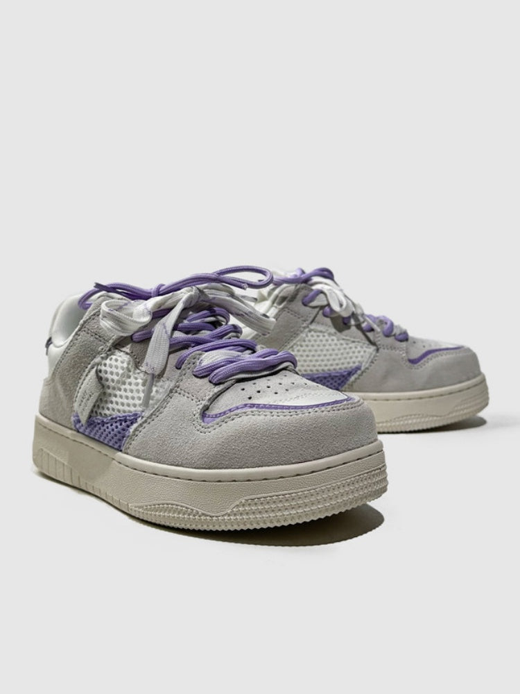 Contrast Casual Mesh Design Flat Shoes【s0000015525】