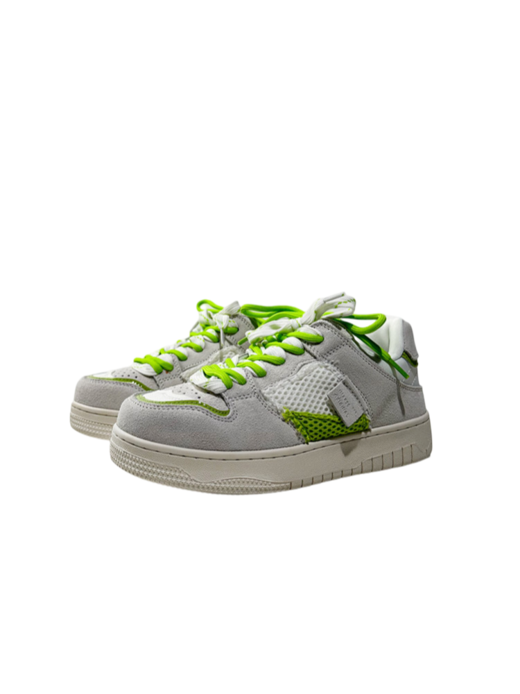 Contrast Casual Mesh Design Flat Shoes【s0000015525】