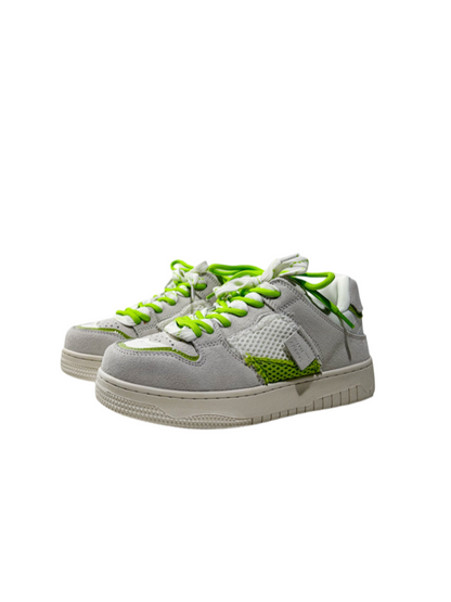 Contrast Casual Mesh Design Flat Shoes【s0000015525】