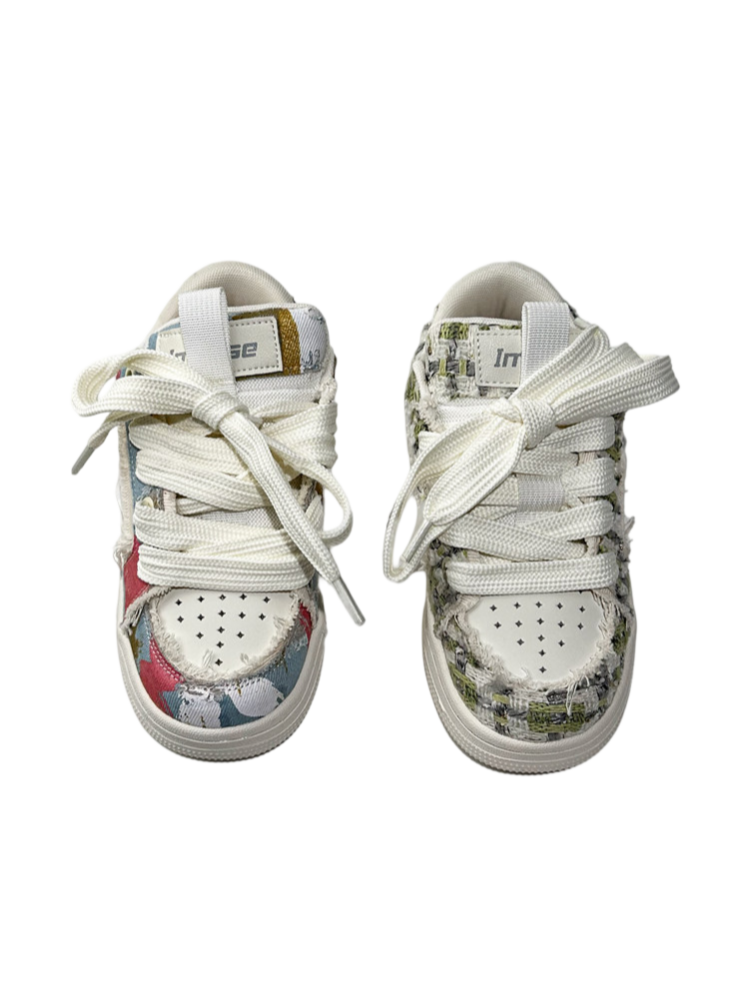 Fringed Cross-Strap Thick-Soled Trekking Sports Shoes【s0000015526】