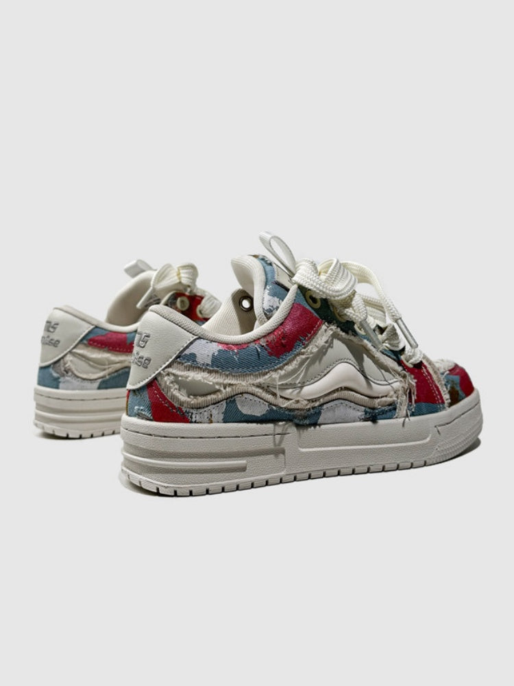 Fringed Cross-Strap Thick-Soled Trekking Sports Shoes【s0000015526】