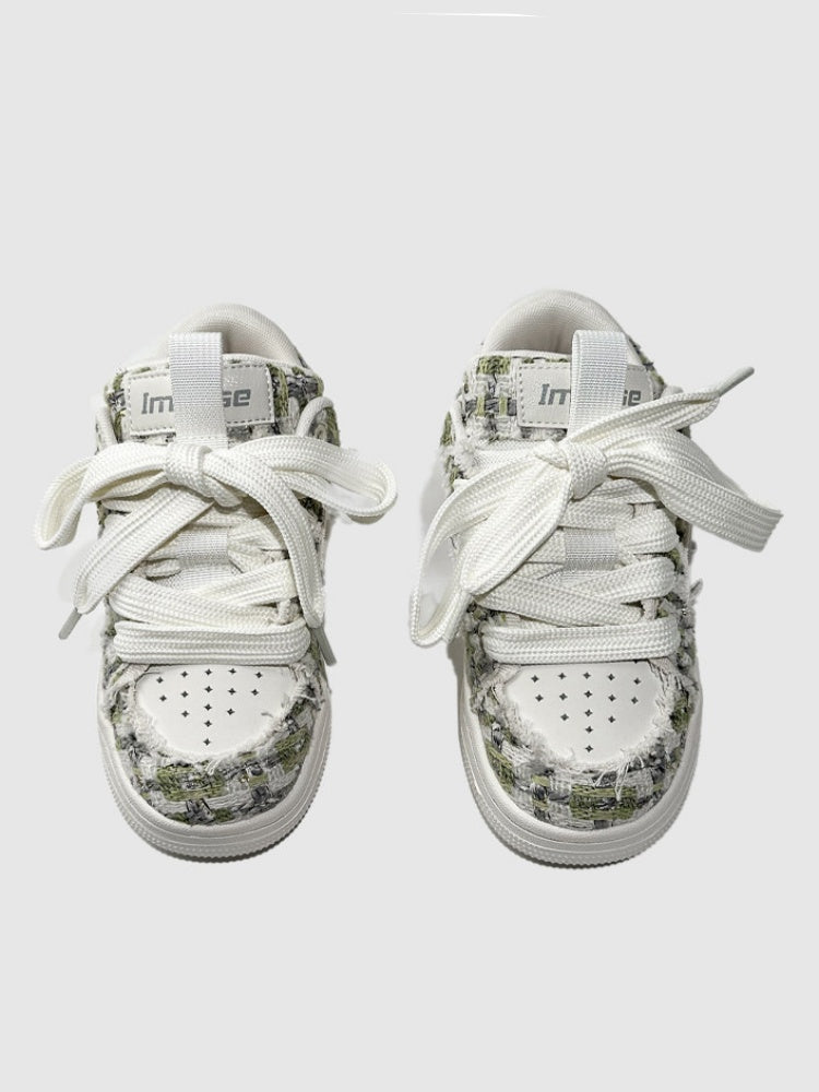 Fringed Cross-Strap Thick-Soled Trekking Sports Shoes【s0000015526】