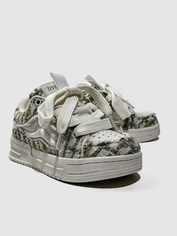 Fringed Cross-Strap Thick-Soled Trekking Sports Shoes【s0000015526】