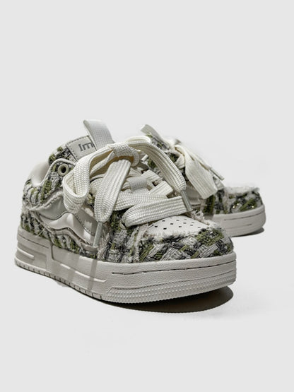 Fringed Cross-Strap Thick-Soled Trekking Sports Shoes【s0000015526】
