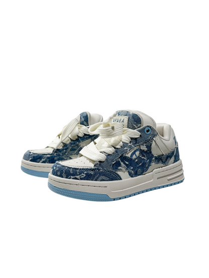 Stitching Fringe Beggar Board Shoes【s0000015527】