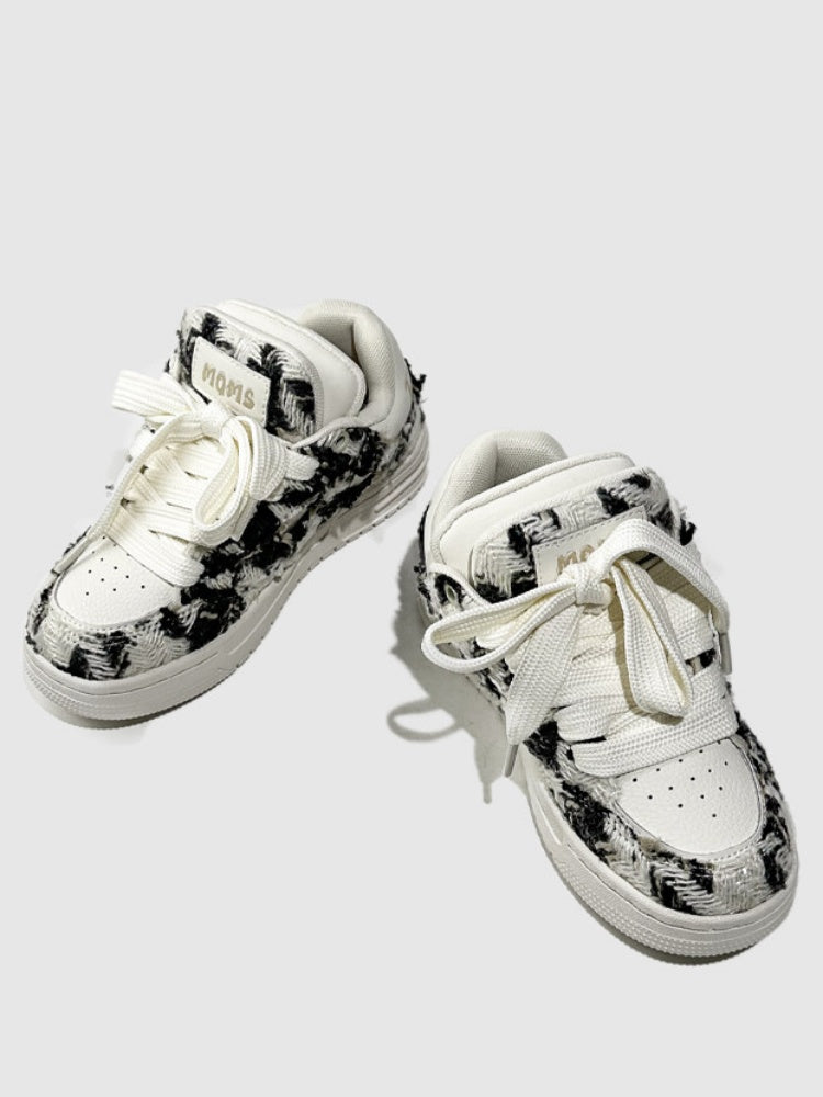Stitching Fringe Beggar Board Shoes【s0000015527】