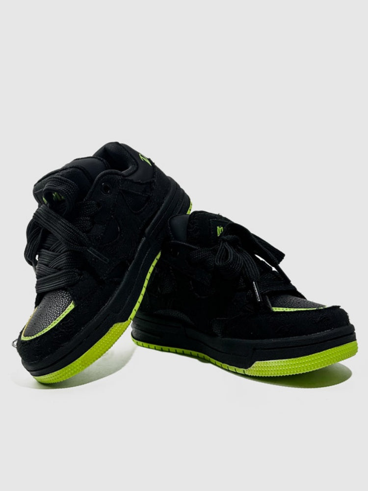 Stitching Fringe Beggar Board Shoes【s0000015527】