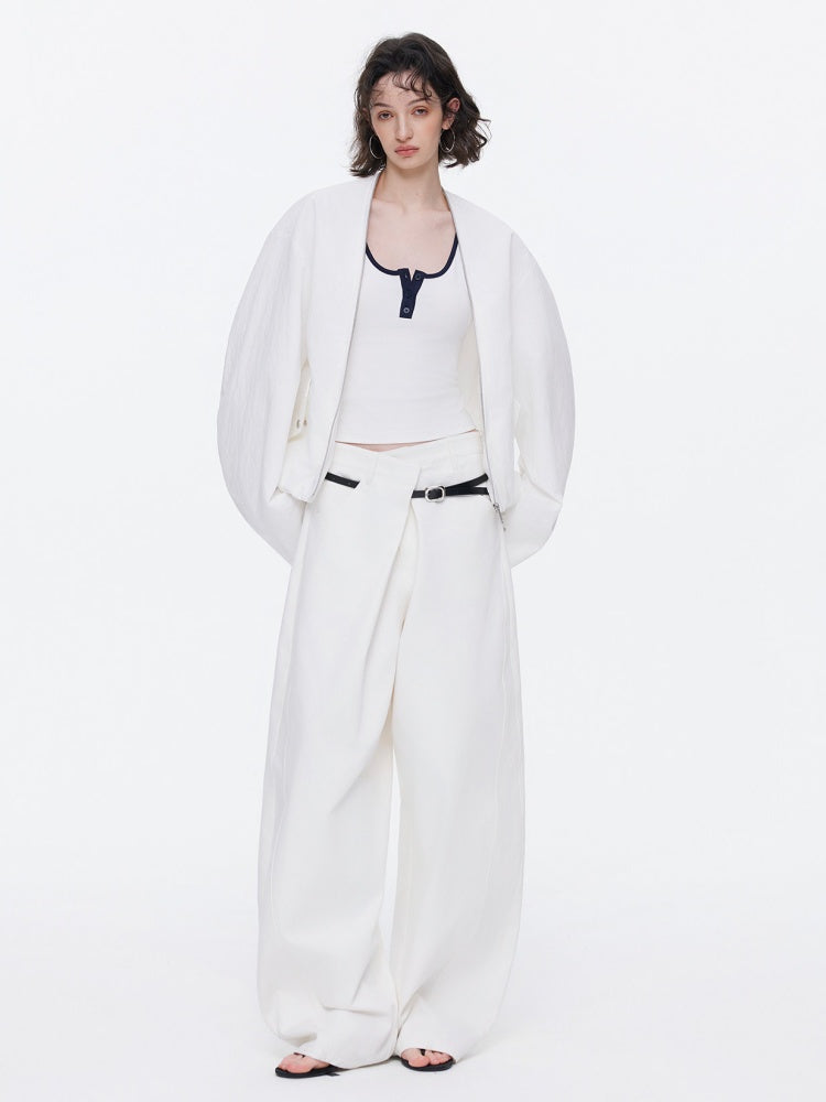 Oversized Cocoon Silhouette Short Jacket【s0000015529】