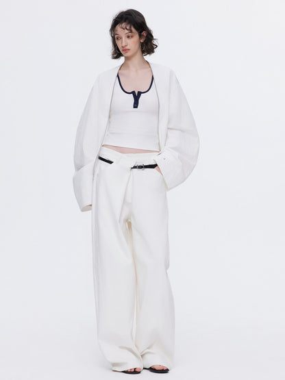 Oversized Cocoon Silhouette Short Jacket【s0000015529】