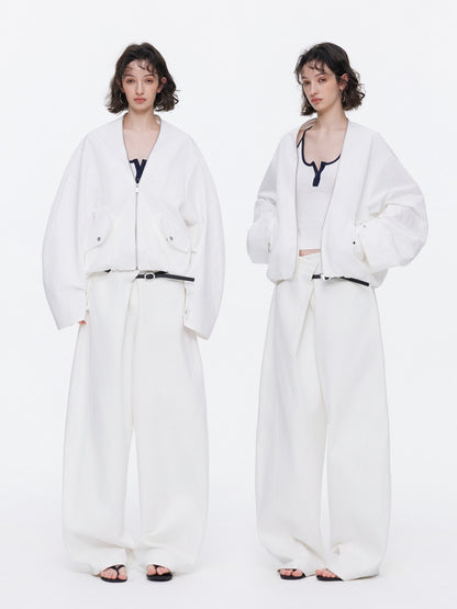Oversized Cocoon Silhouette Short Jacket【s0000015529】