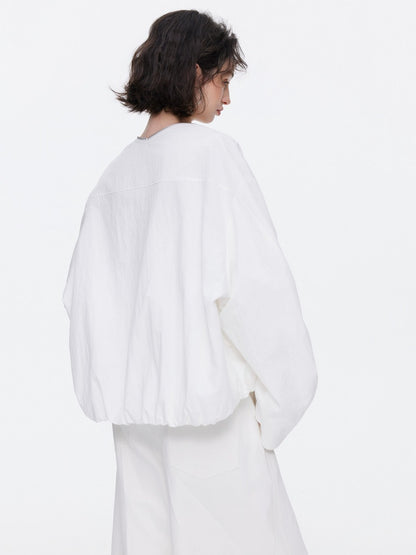 Oversized Cocoon Silhouette Short Jacket【s0000015529】