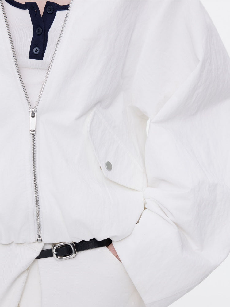 Oversized Cocoon Silhouette Short Jacket【s0000015529】