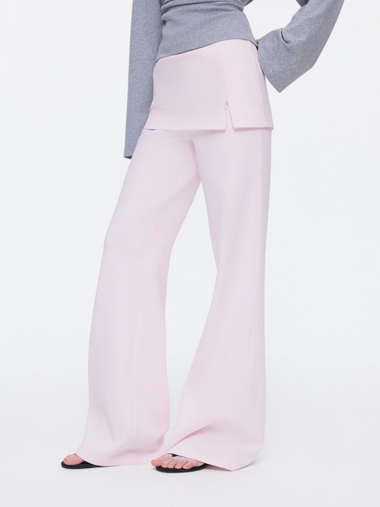 Skin-Friendly Nude Knit Skirt Layers Sports Sweat Pants【s0000015531】