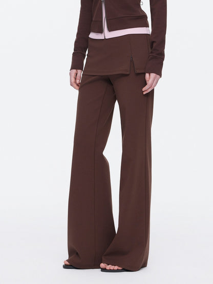 Skin-Friendly Nude Knit Skirt Layers Sports Sweat Pants【s0000015531】