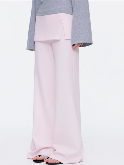 Skin-Friendly Nude Knit Skirt Layers Sports Sweat Pants【s0000015531】