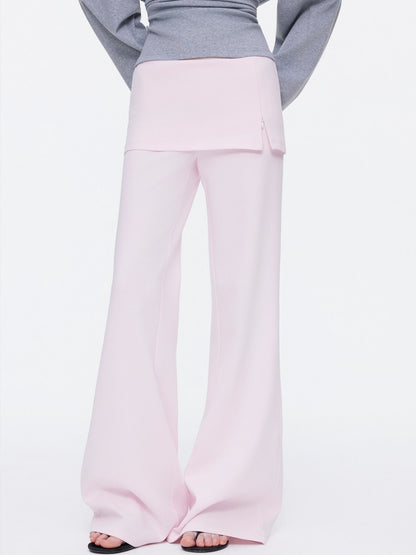 Skin-Friendly Nude Knit Skirt Layers Sports Sweat Pants【s0000015531】