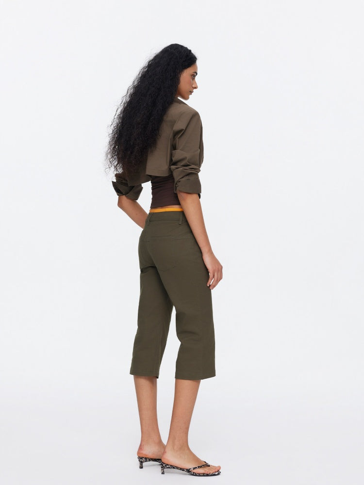 Loose Oversized Shirt Bandeau Contrast Faux Layered Top【s0000015536】