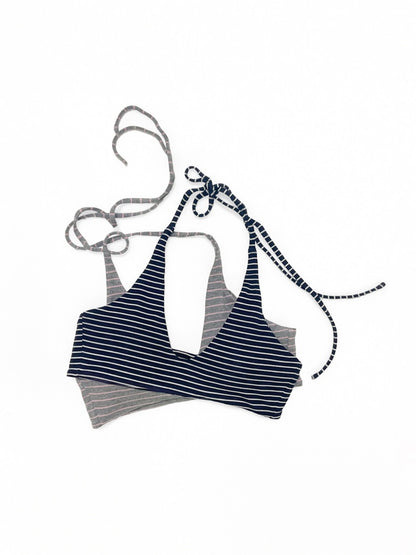 Off-Shoulder Contrast Top Slimming Slanted Sweatshirt【s0000015538】