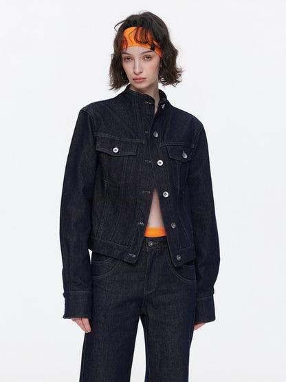 Retro Heavyweight Denim Color Jacket【s0000015540】