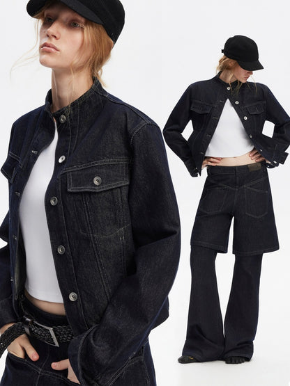 Retro Heavyweight Denim Color Jacket【s0000015540】